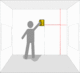 PLS2 Self Levelling Handheld Laser Level & Plumb