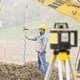 Rugby 810 Horizontal Laser Level Package - Includes Leica Rod-Eye 160 Receiver & Bracket.