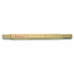 2m Wooden Folding Surveyors Rule (Metric Only)