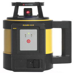 Rugby 810 Horizontal Laser Level Package - Includes Leica Rod-Eye 140 Receiver & Bracket.